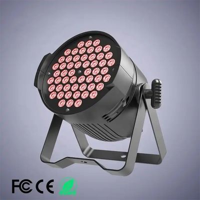 54pcs*3W Led Par는 RGB/RGBW 색상 혼합 및 DMX 제어로 스테이지 조명을 올릴 수 있습니다.