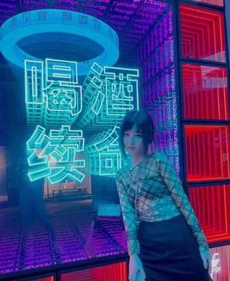 3D 홀로그램 어비스 레이어 미러 다채롭고 LED 스트립으로 사용자 정의 빛 소스