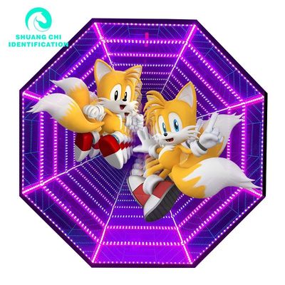 50 C 작동 시간 300000 시간 나이트 클럽 바용 홀로그램 3D LED 댄스 플로어