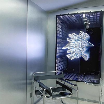 DC 12V 전력 소비 벽 장식용 사용자 지정 디자인 무한 효과 네온 표지판
