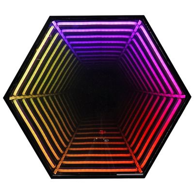 다채로운 맞춤형 3D 마법 무한도 거울 다층 네온 표지판