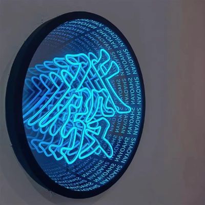 미니 LED 및 네온 라이트 무한 거울 나사 볼트 고정과 함께 아크릴 빛 글자