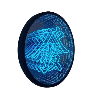 무제한 RGB 빛 사용자 정의와 함께 현대 예술 디자인 스테인리스 스틸 LED 거울